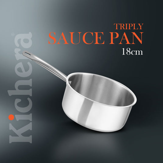 Kichera Triply Stainless Steel Saucepan Tube Handle