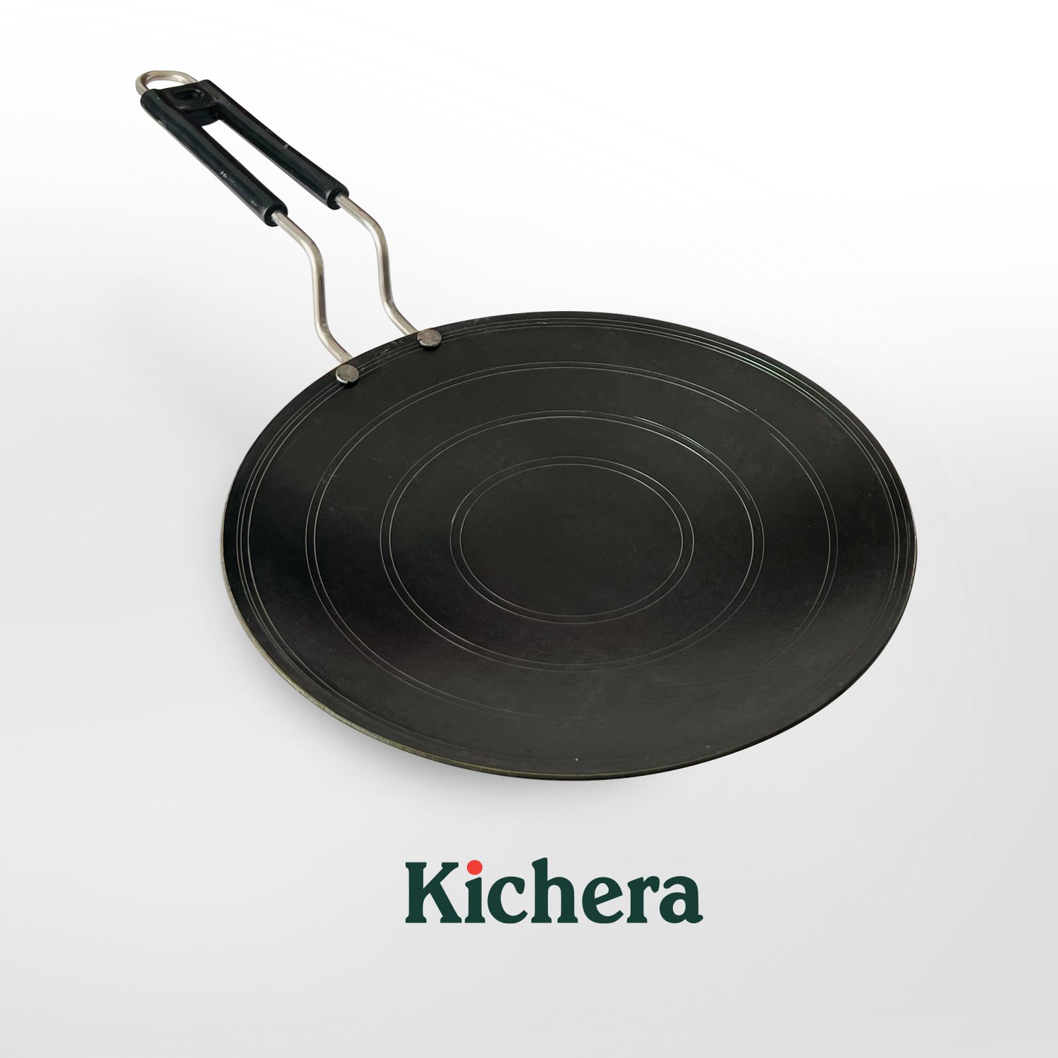 Cast Iron Tawa Cookware with Flat Bottom Ready to Use for Roti