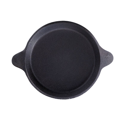 Kichera Pre-seasoned Cast Iron Fish Fry Pan – Naturally Non-Stick, Induction Base Fish Tawa | Best Non Toxic Cookware for Health