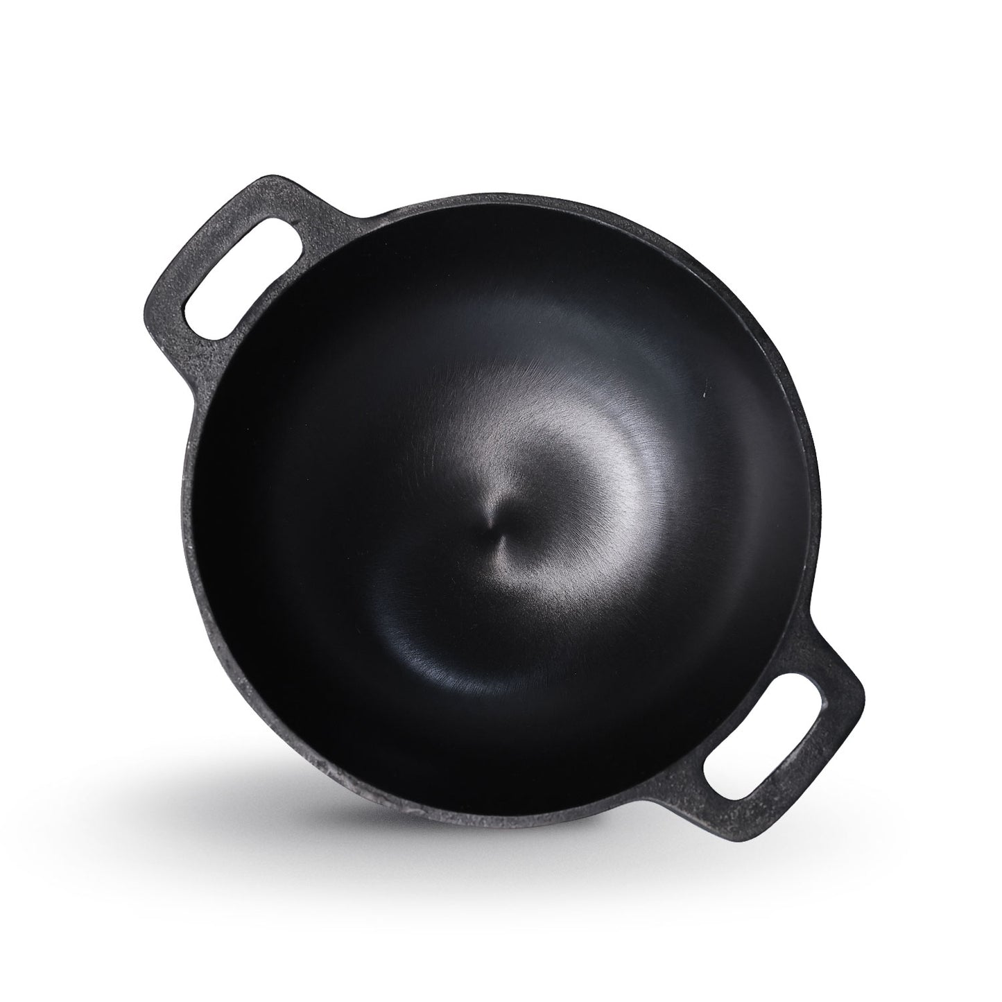 Onam Heritage Combo – Cast Iron Round Kadai (10"), Shallow Fry Pan & Round Kadai + Free Triply Thadka Pan