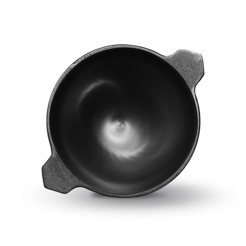 Kichera Pre-Seasoned Cast Iron Super Smooth Appam Pan | Naturally Non-Stick Appam Maker | Durable & Food-Safe Cookware