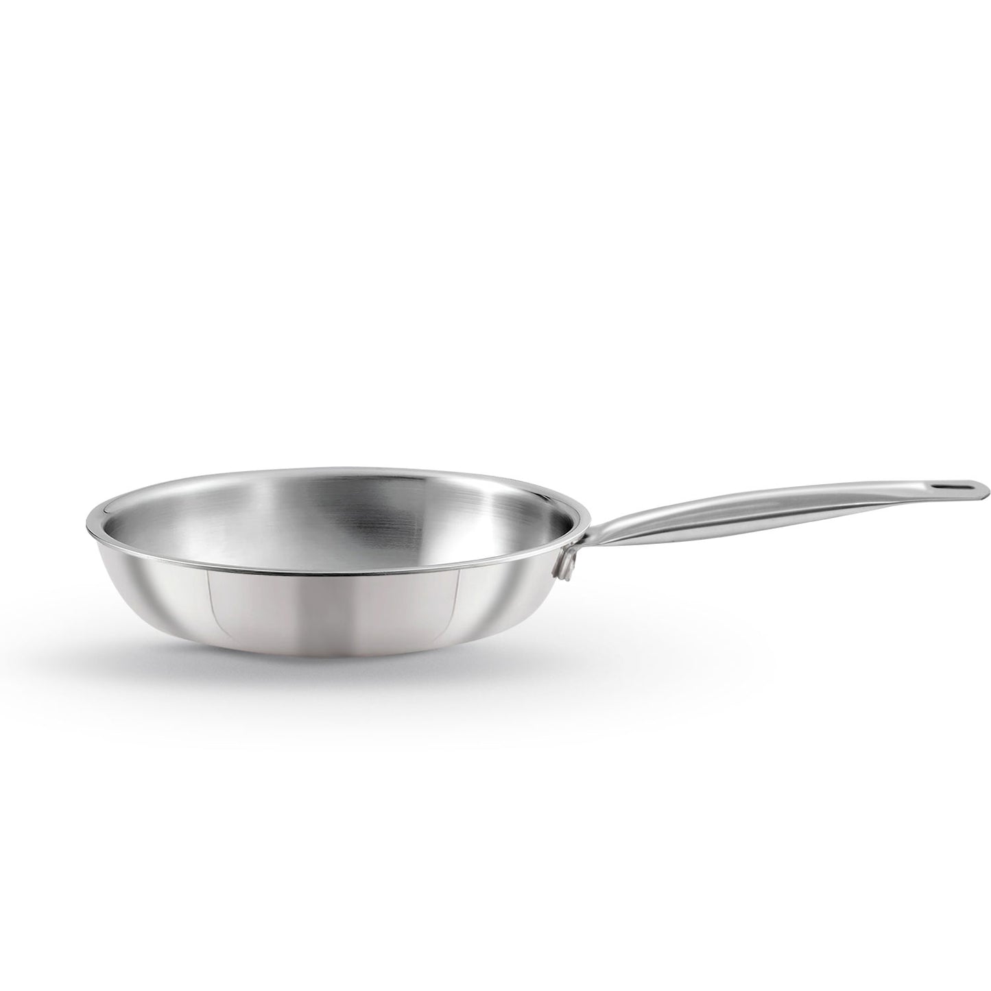 Kichera Triply Stainless Steel Fry Pan Tube Handle