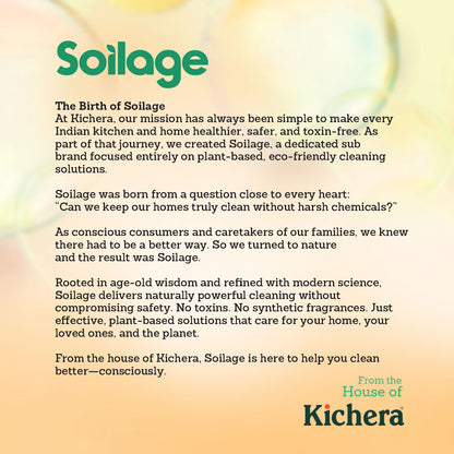 Soilage Best Organic Dishwash Liquid Gel Sweet Orange 500ml & 2L Combo | Natural & Non-Toxic | Plant-Based with Baking Soda, Salt & Citric | Eco-Friendly | Tough on Grease, Gentle on Hands | Baby & Pet Safe