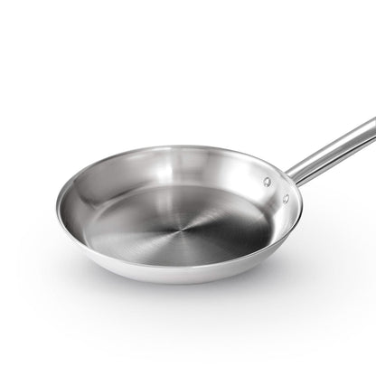 Kichera Triply Stainless Steel Fry Pan Tube Handle