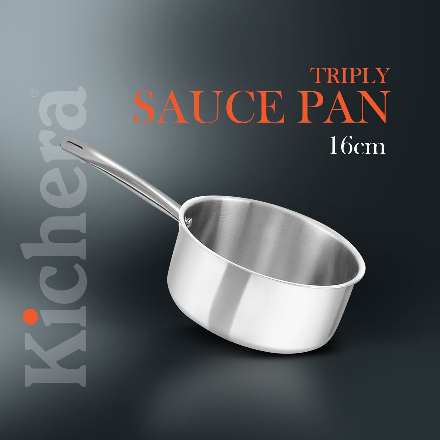 Kichera Triply Stainless Steel Saucepan Tube Handle