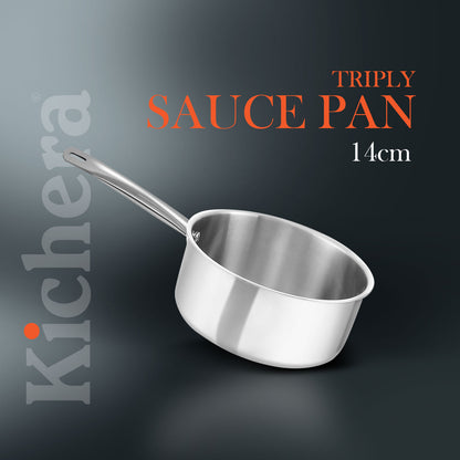 Kichera Triply Stainless Steel Saucepan Tube Handle