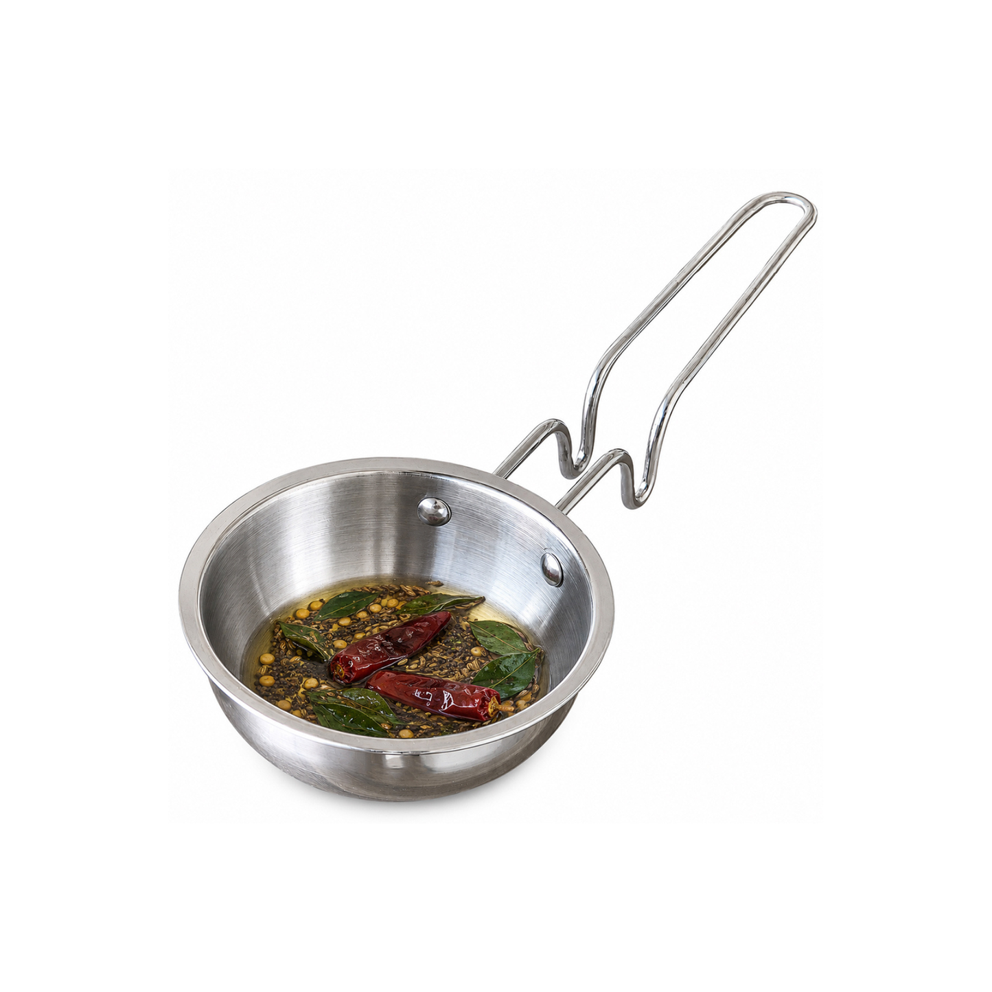 Kichera Triply Stainless Steel Thadka Pan