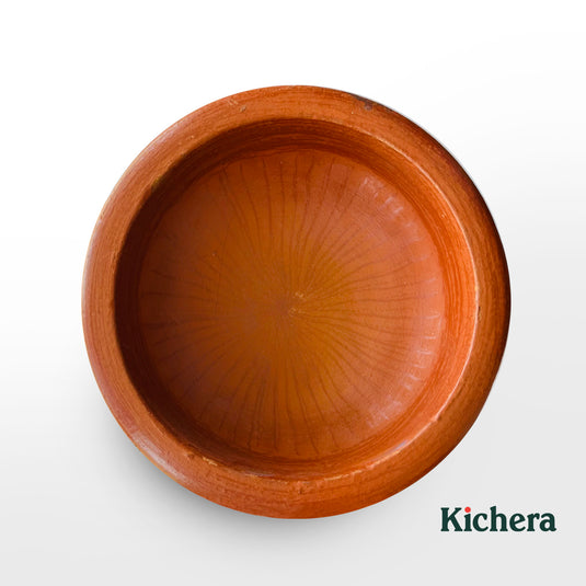 Kichera Pottery Earthen Kadai/Clay Pots for Cooking & Serving