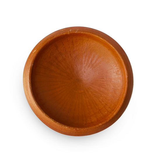 Kichera 9.5 Inch Black Clay Tawa – Natural Earthen Pan for Appam, Pathiri & Frying