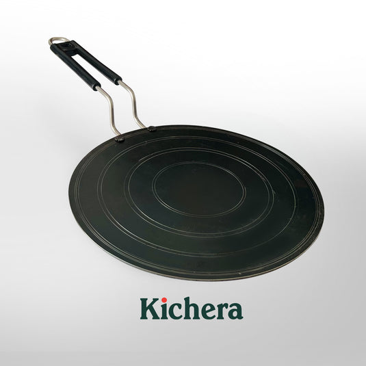 Best Iron Dosa Tawa | 100% Pure Natural Iron with Stainless Steel Handle |  Durable