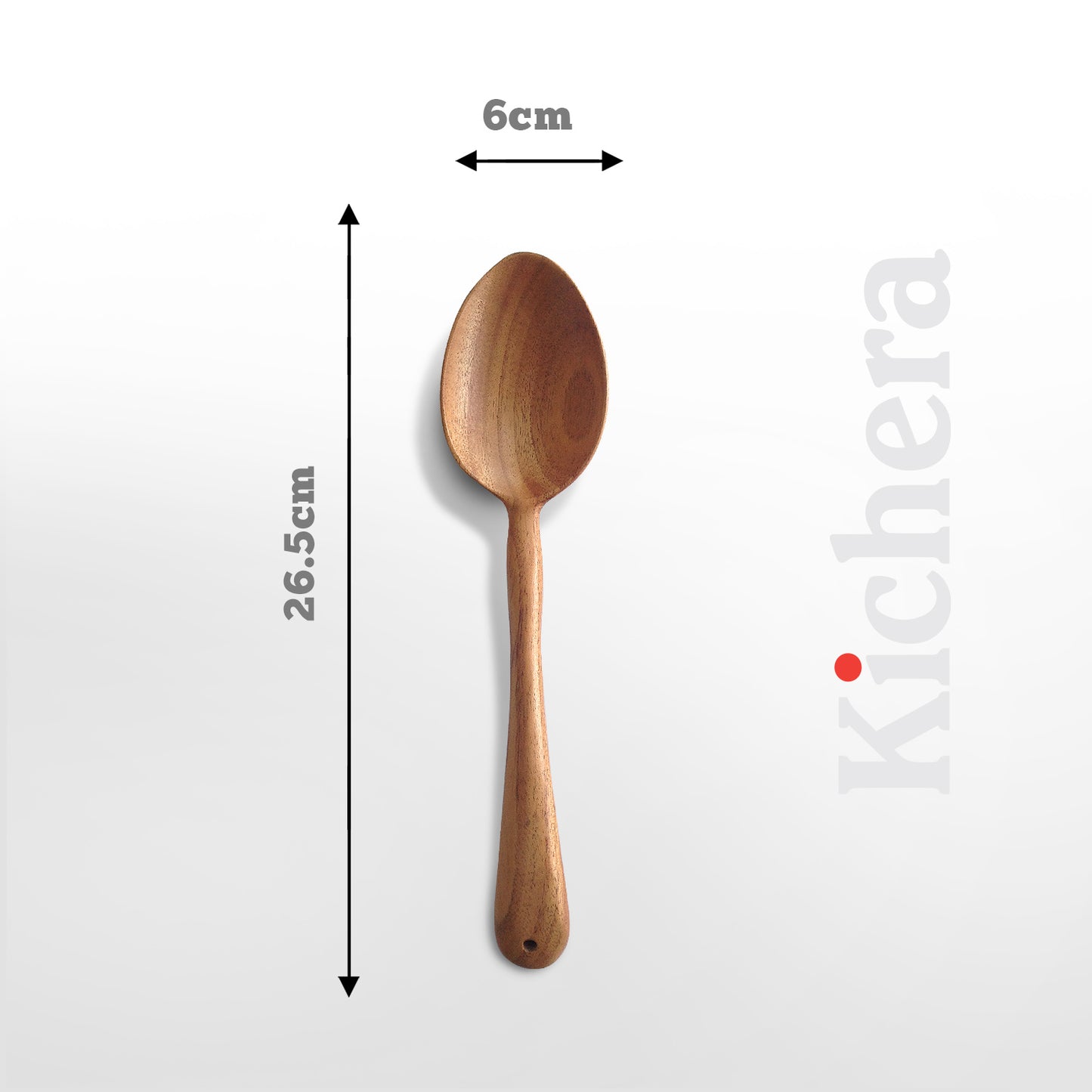 Kichera Neem Wood Compact Ladle, Spatula & Dosa Flipper – Handmade Kitchen Tools Set for Roti/Chapati | Natural Polish | Non-Toxic & Non-Stick (Set of 3)